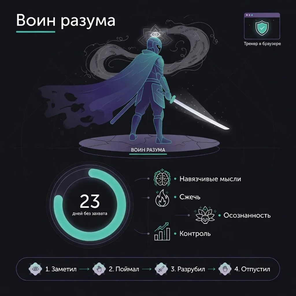 Трекер Воин разума (Стоп мысли) -  Версия 1.0